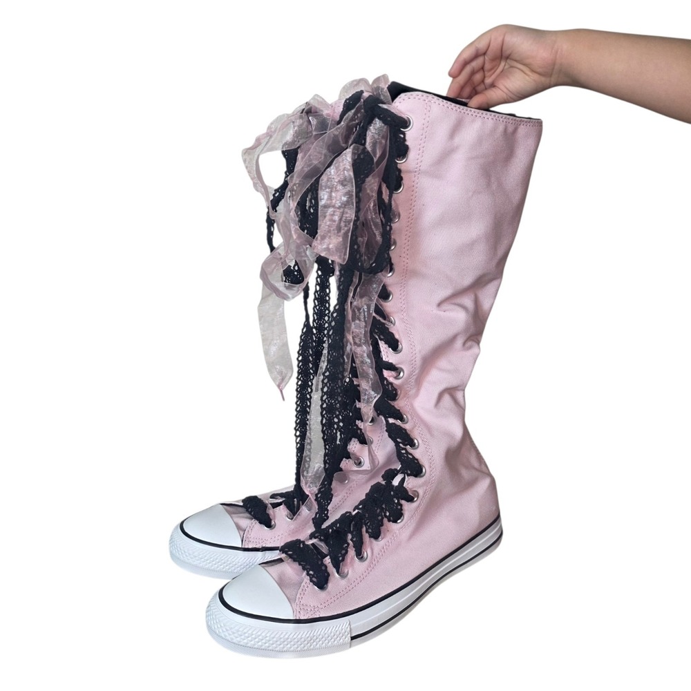 Converse Chuck Taylor XX Hi Pink Knee High Sneakers Women's 11 Men's 9 NWOT